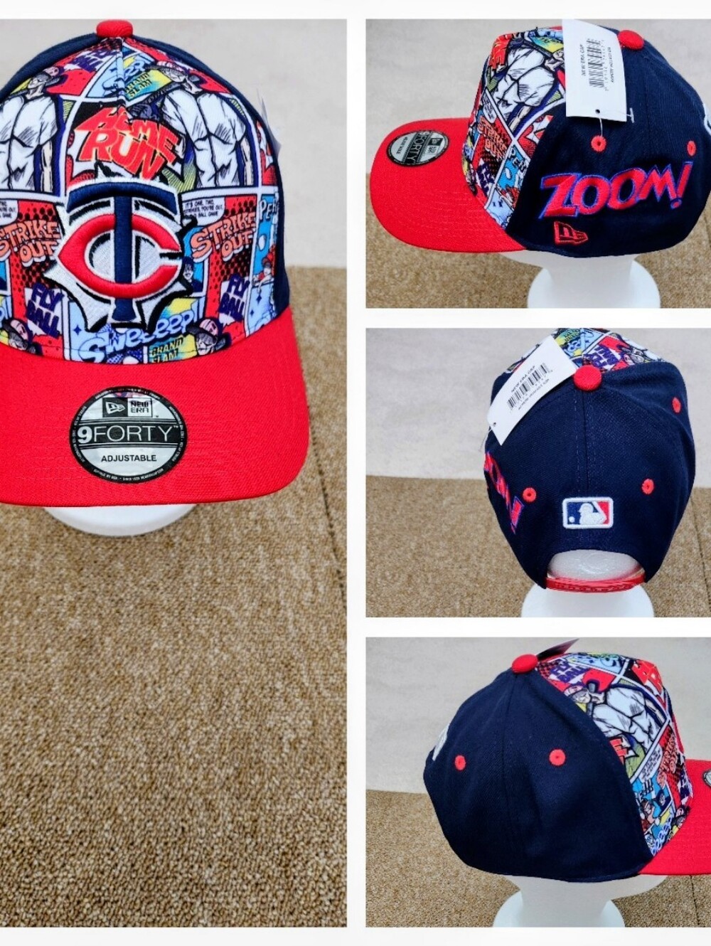 MINNESOTA TWINS MLB BASEBALL SNAPBACK HAT.